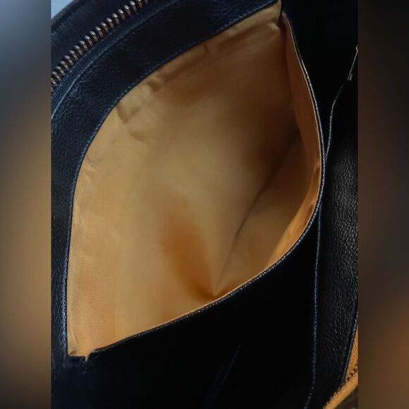 Vintage Susan Gail Leather and Suede Black Handbag - Picture 6 of 10